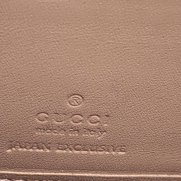 Gucci vintage "marmont bow" leather wallet - Picture 9 of 11